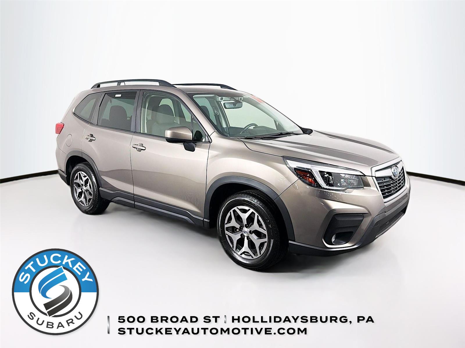 Sepia Bronze Metallic 2021 Subaru Forester Premium Crossover AWD SUV / Crossover All-Wheel Drive Continuously Variable Transmission