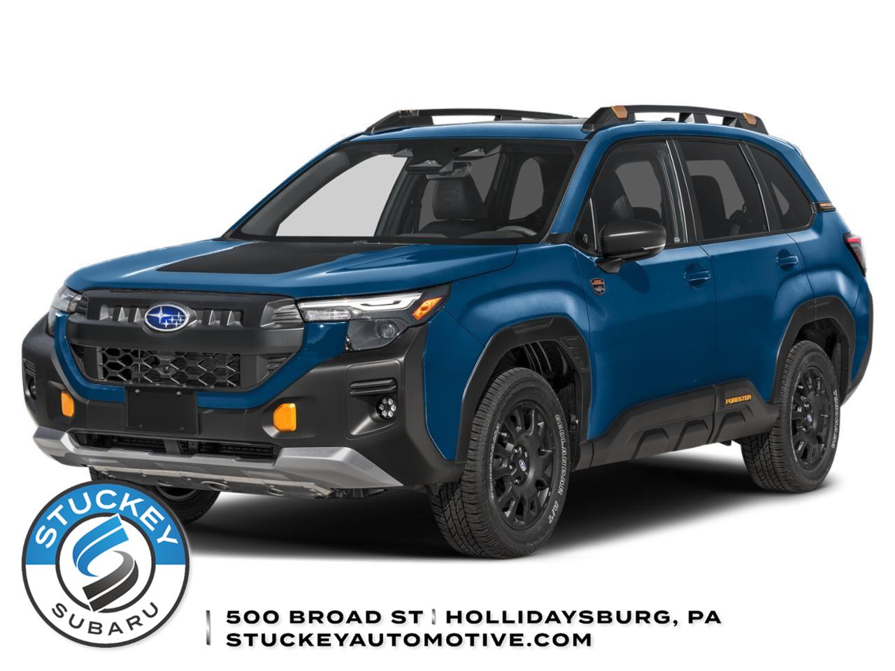 Geyser Blue 2026 Subaru Forester Wilderness Crossover AWD SUV / Crossover All-Wheel Drive Continuously Variable Transmission