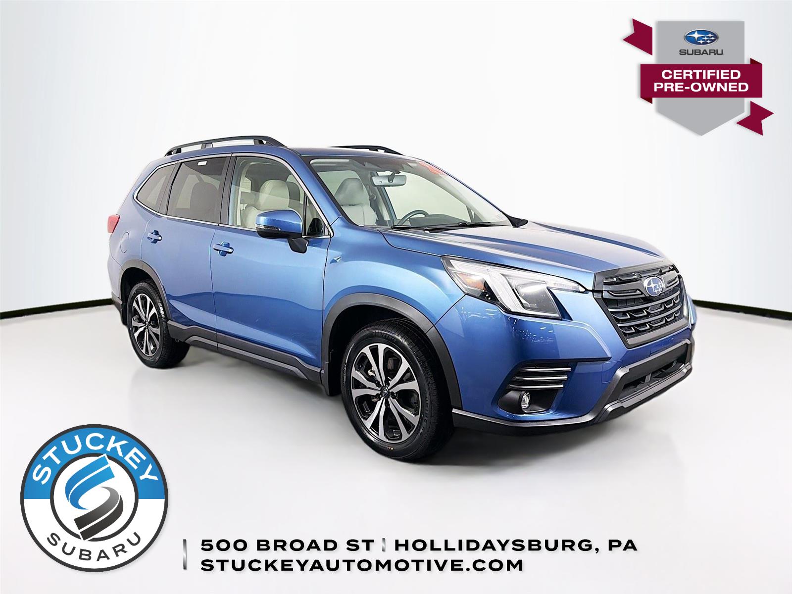 Horizon Blue Pearl 2024 Subaru Forester Limited Crossover AWD SUV / Crossover All-Wheel Drive Continuously Variable Transmission