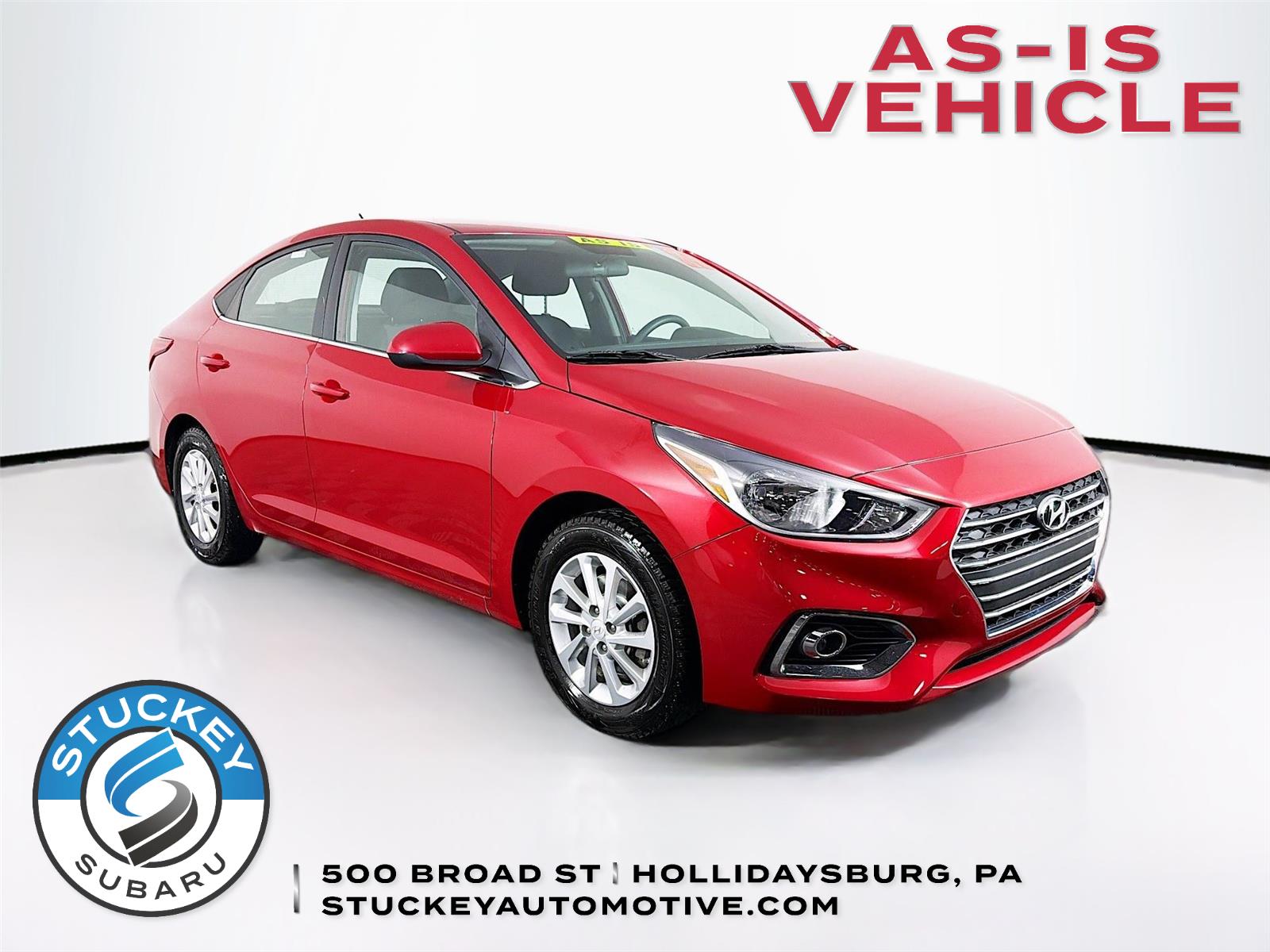Pomegranate Red 2022 Hyundai Accent SEL FWD Sedan Front-Wheel Drive Continuously Variable Transmission