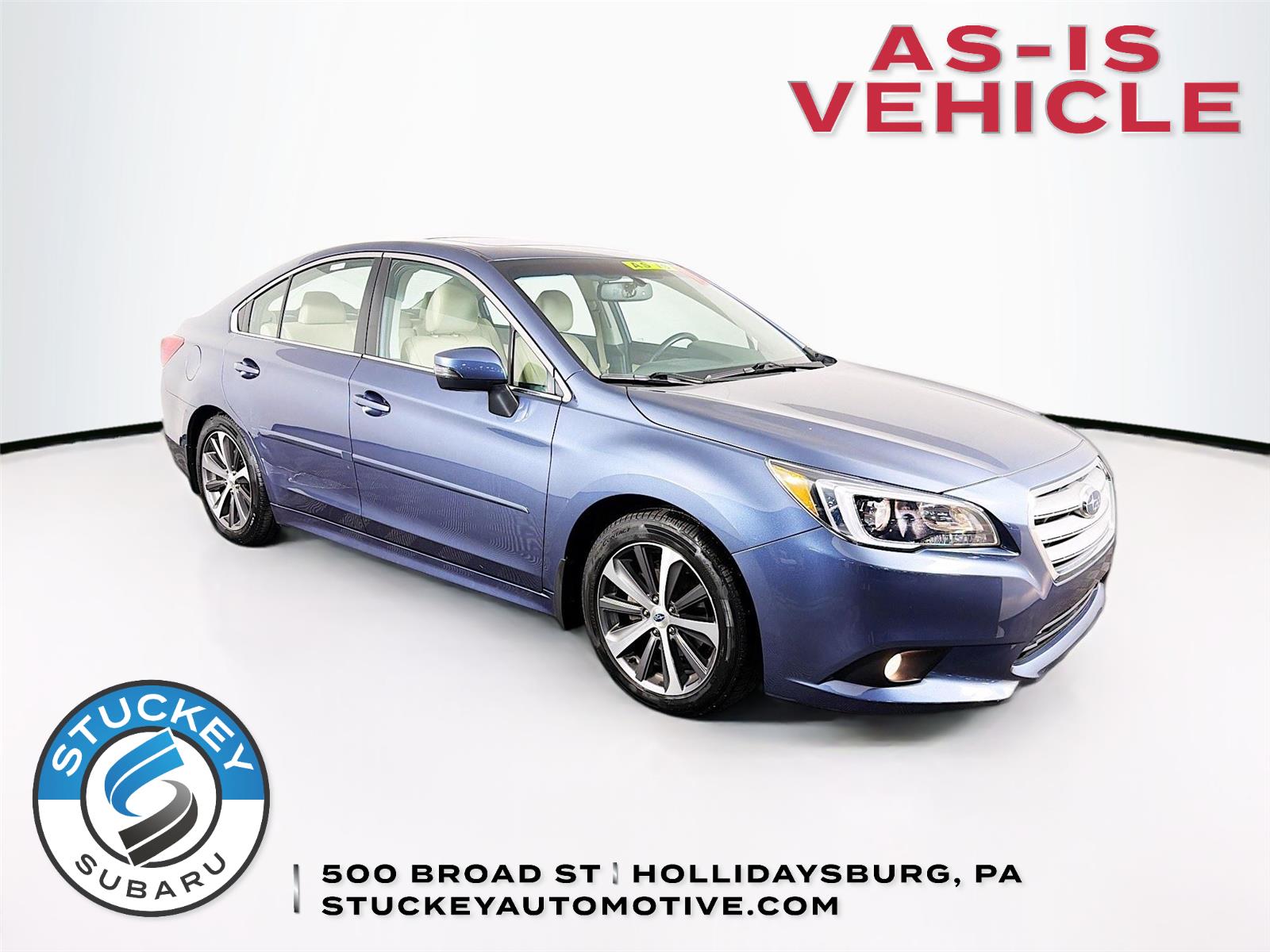 Twilight Blue Metallic 2015 Subaru Legacy 2.5i Limited AWD Sedan All-Wheel Drive Continuously Variable Transmission