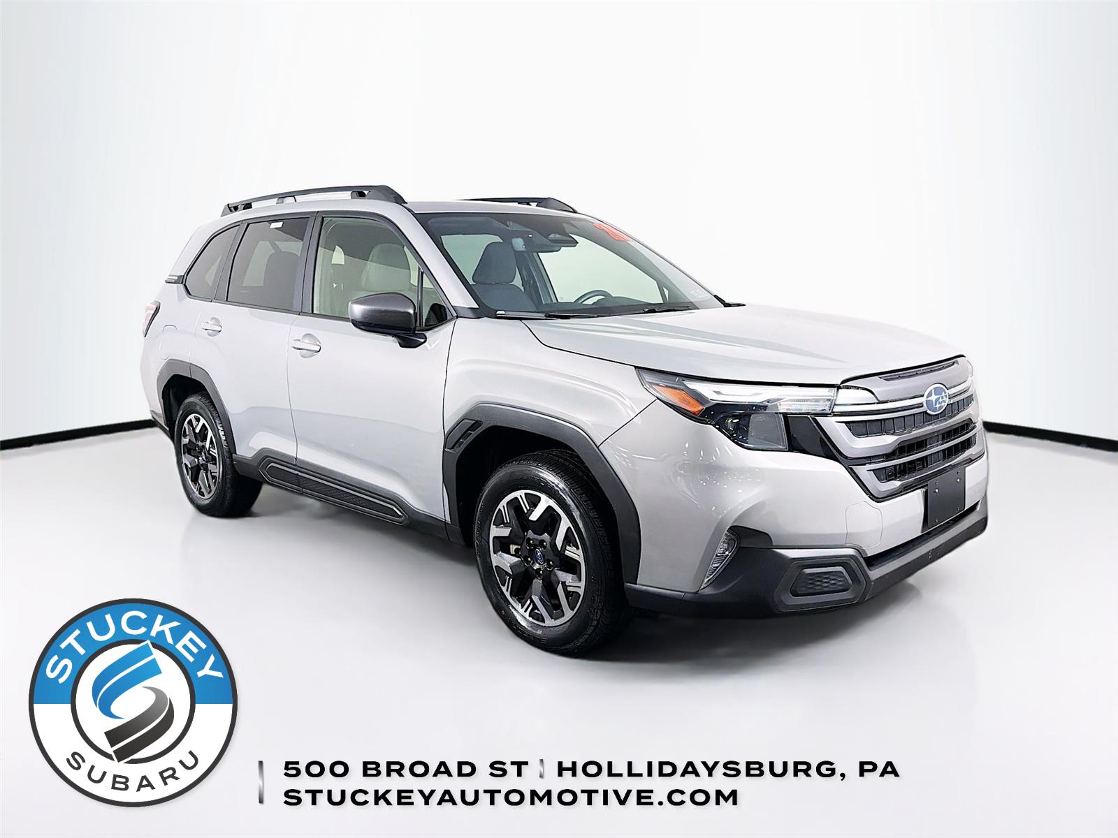 River Rock Pearl 2025 Subaru Forester Premium Crossover AWD SUV / Crossover All-Wheel Drive Continuously Variable Transmission