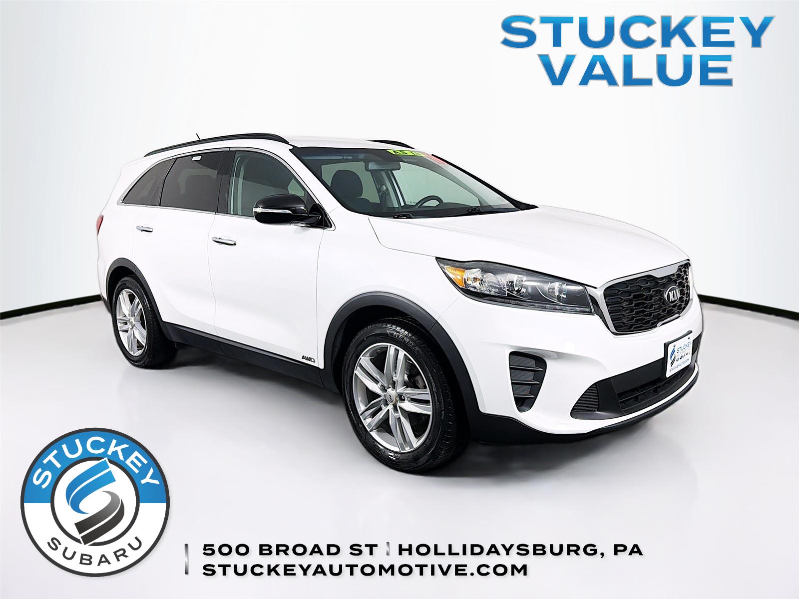 Snow White Pearl 2019 Kia Sorento S V6 AWD SUV / Crossover All-Wheel Drive 8-Speed Automatic