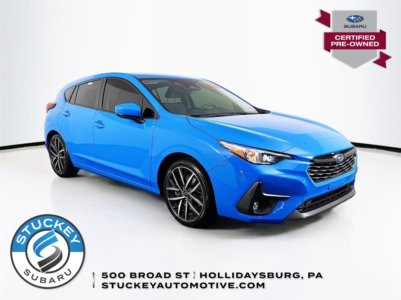 Oasis Blue Pearl 2024 Subaru Impreza Sport AWD Wagon All-Wheel Drive Continuously Variable Transmission