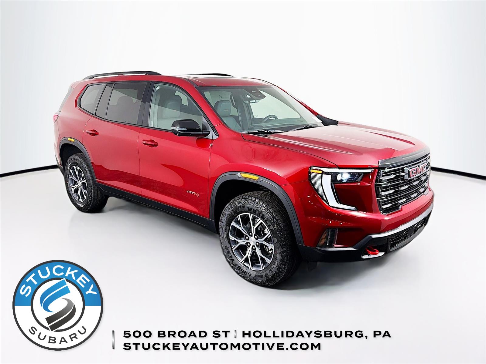 Volcanic Red Tintcoat 2026 GMC Acadia AT4 AWD SUV / Crossover Four-Wheel Drive 8-Speed Automatic