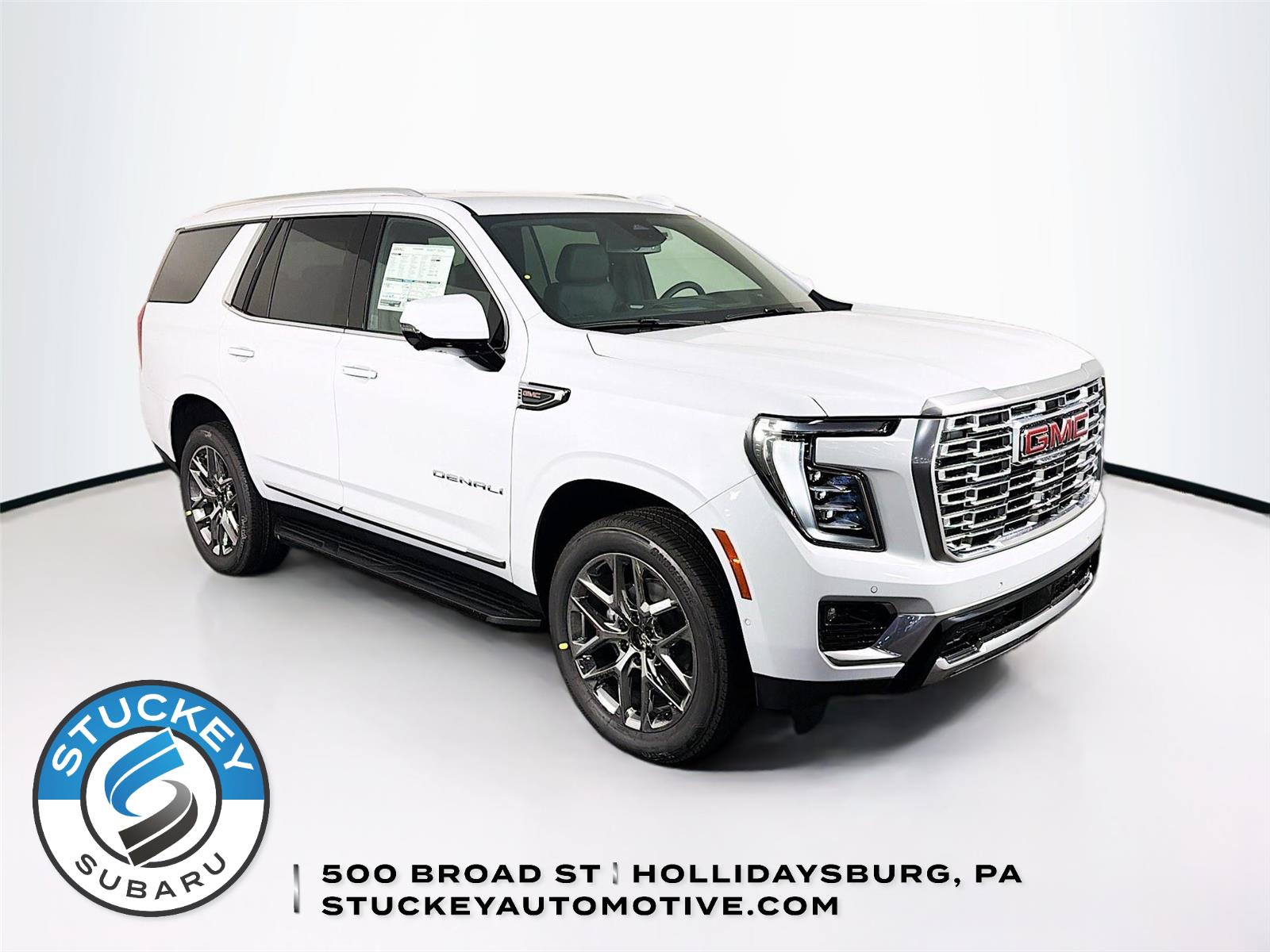 Glacier White Tricoat 2026 GMC Yukon Denali 4WD SUV / Crossover Four-Wheel Drive Automatic