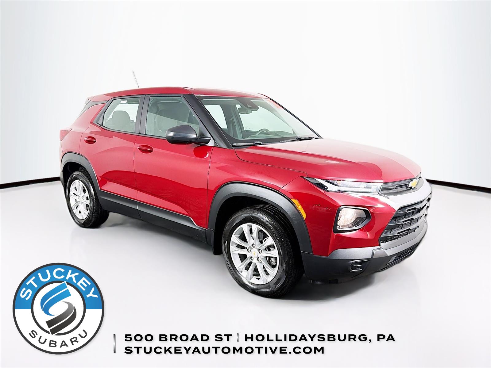 Scarlet Red Metallic 2021 Chevrolet Trailblazer LS AWD SUV / Crossover Four-Wheel Drive 9-Speed Automatic