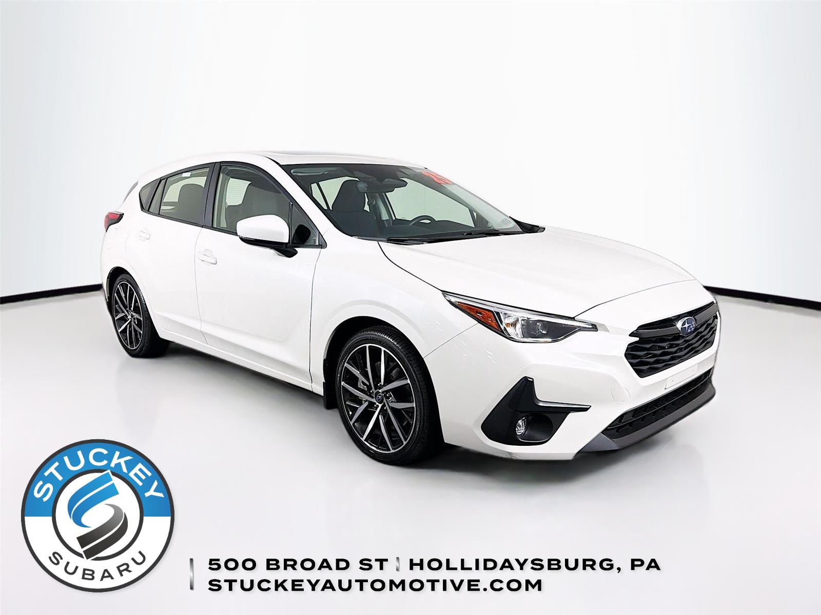Crystal White Pearl 2025 Subaru Impreza Sport AWD Wagon All-Wheel Drive Continuously Variable Transmission
