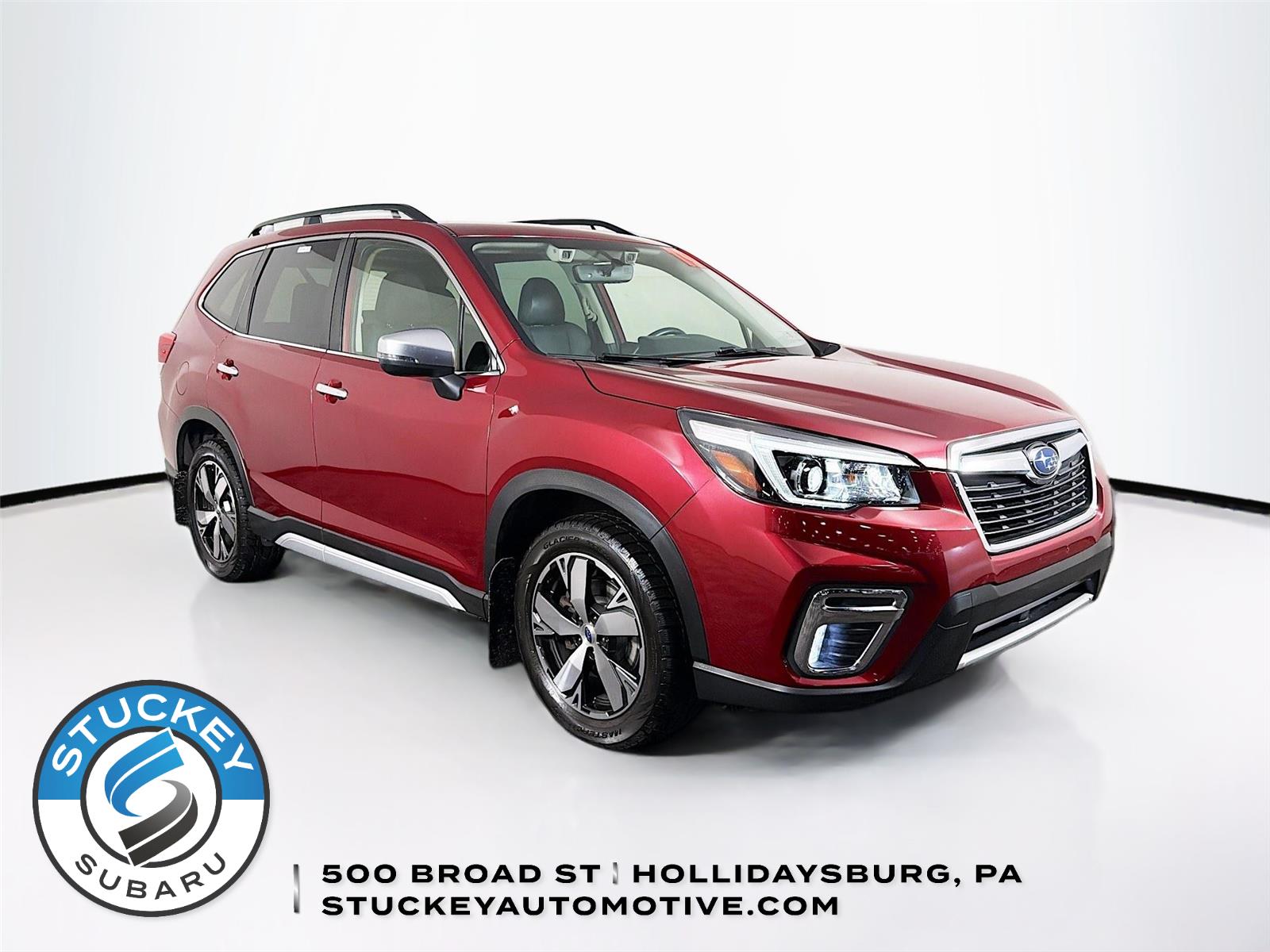 Crimson Red Pearl 2019 Subaru Forester 2.5i Touring AWD SUV / Crossover All-Wheel Drive Continuously Variable Transmission