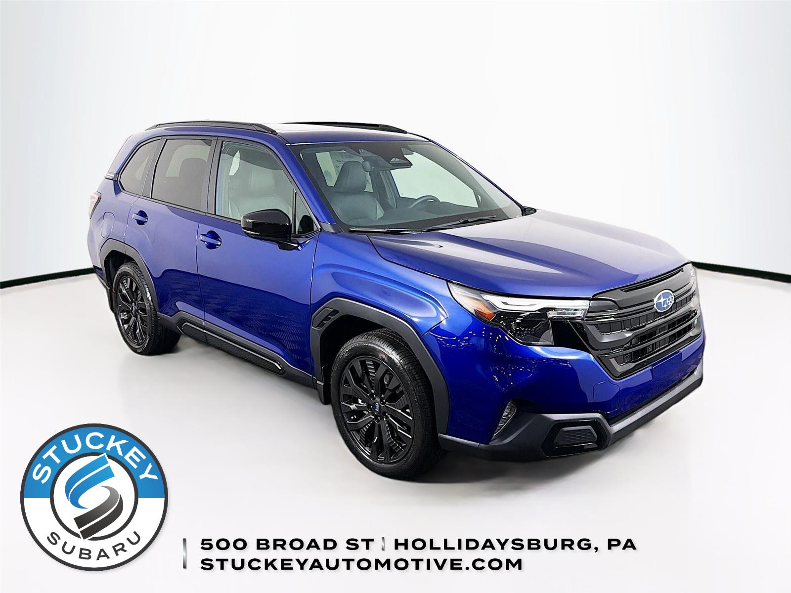Sapphire Blue Pearl 2026 Subaru Forester Sport Crossover AWD SUV / Crossover All-Wheel Drive Continuously Variable Transmission