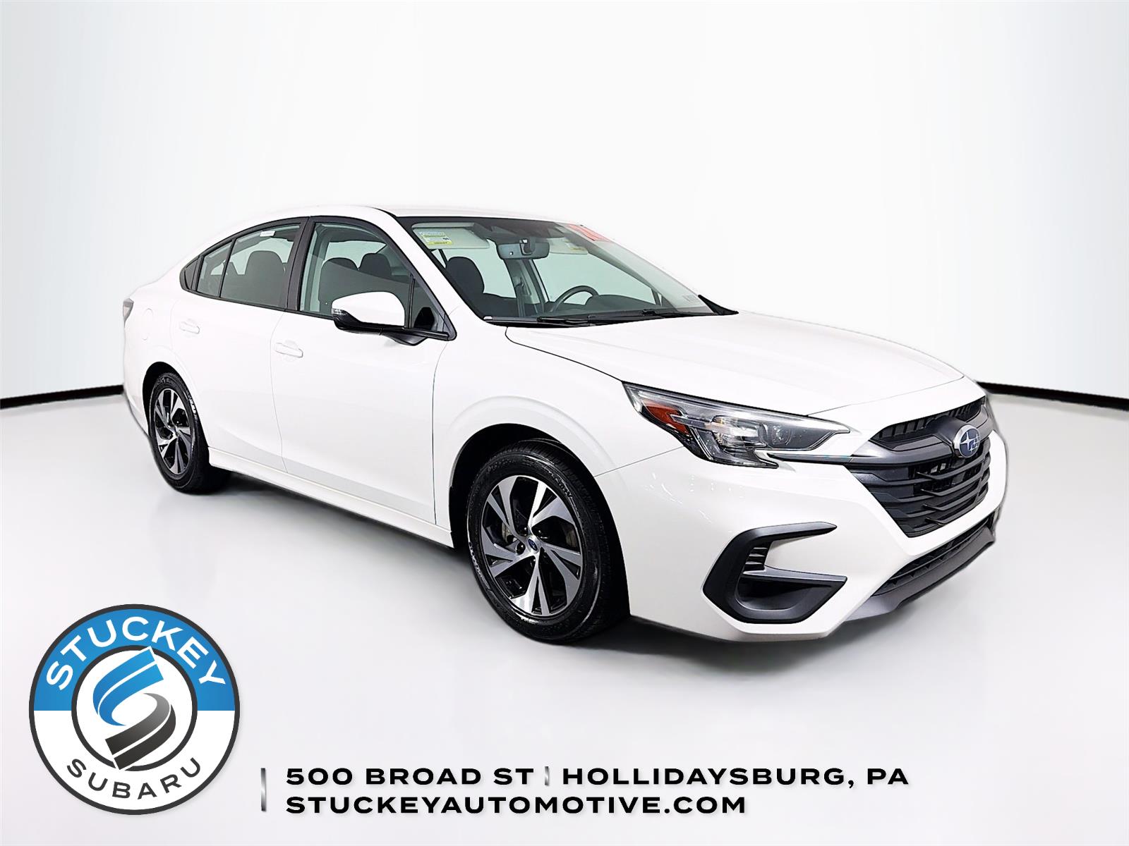 Crystal White Pearl 2024 Subaru Legacy Premium AWD Sedan All-Wheel Drive Continuously Variable Transmission