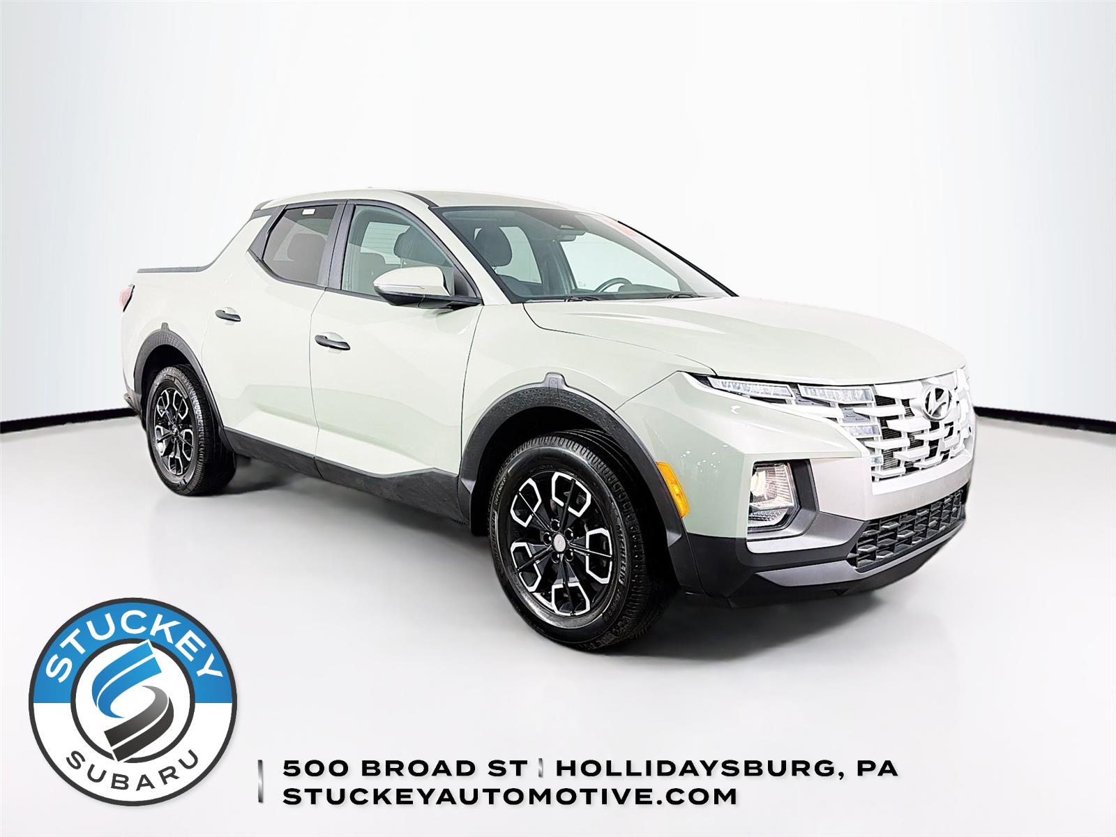 Sage Gray 2022 Hyundai Santa Cruz Pickup Truck All-Wheel Drive Automatic