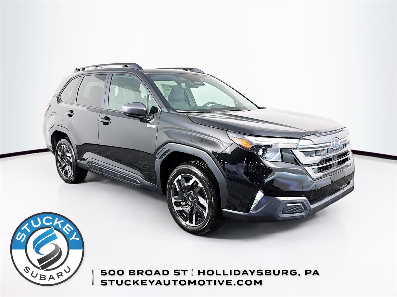 Crystal Black Silica 2026 Subaru Forester Hybrid Premium AWD SUV / Crossover All-Wheel Drive Continuously Variable Transmission
