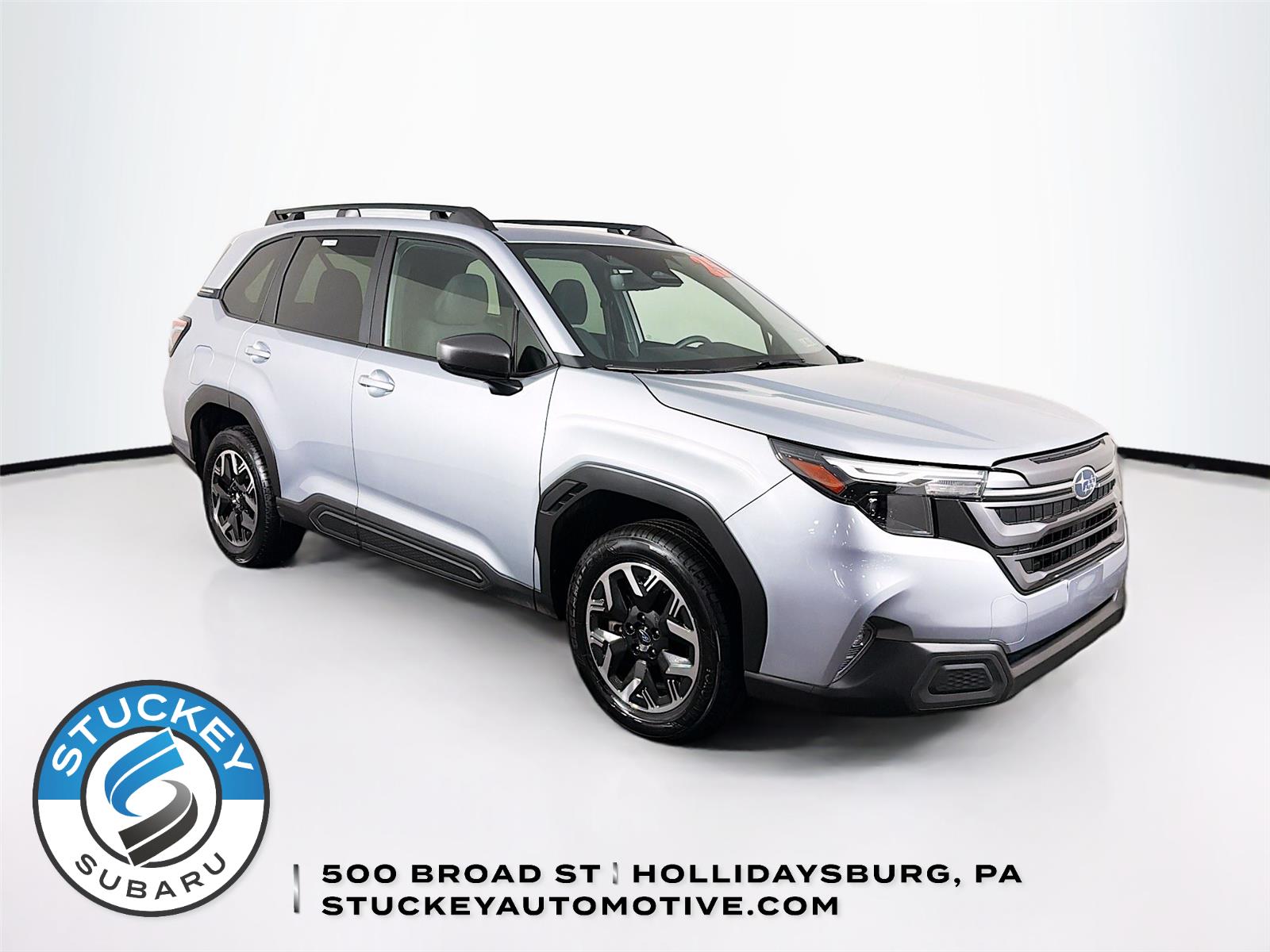 Ice Silver Metallic 2025 Subaru Forester Premium Crossover AWD SUV / Crossover All-Wheel Drive Continuously Variable Transmission
