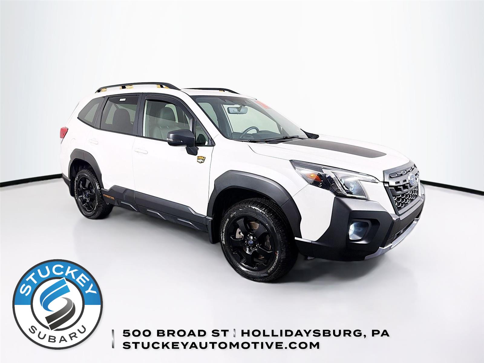 Crystal White Pearl 2024 Subaru Forester SUV / Crossover All-Wheel Drive Continuously Variable Transmission