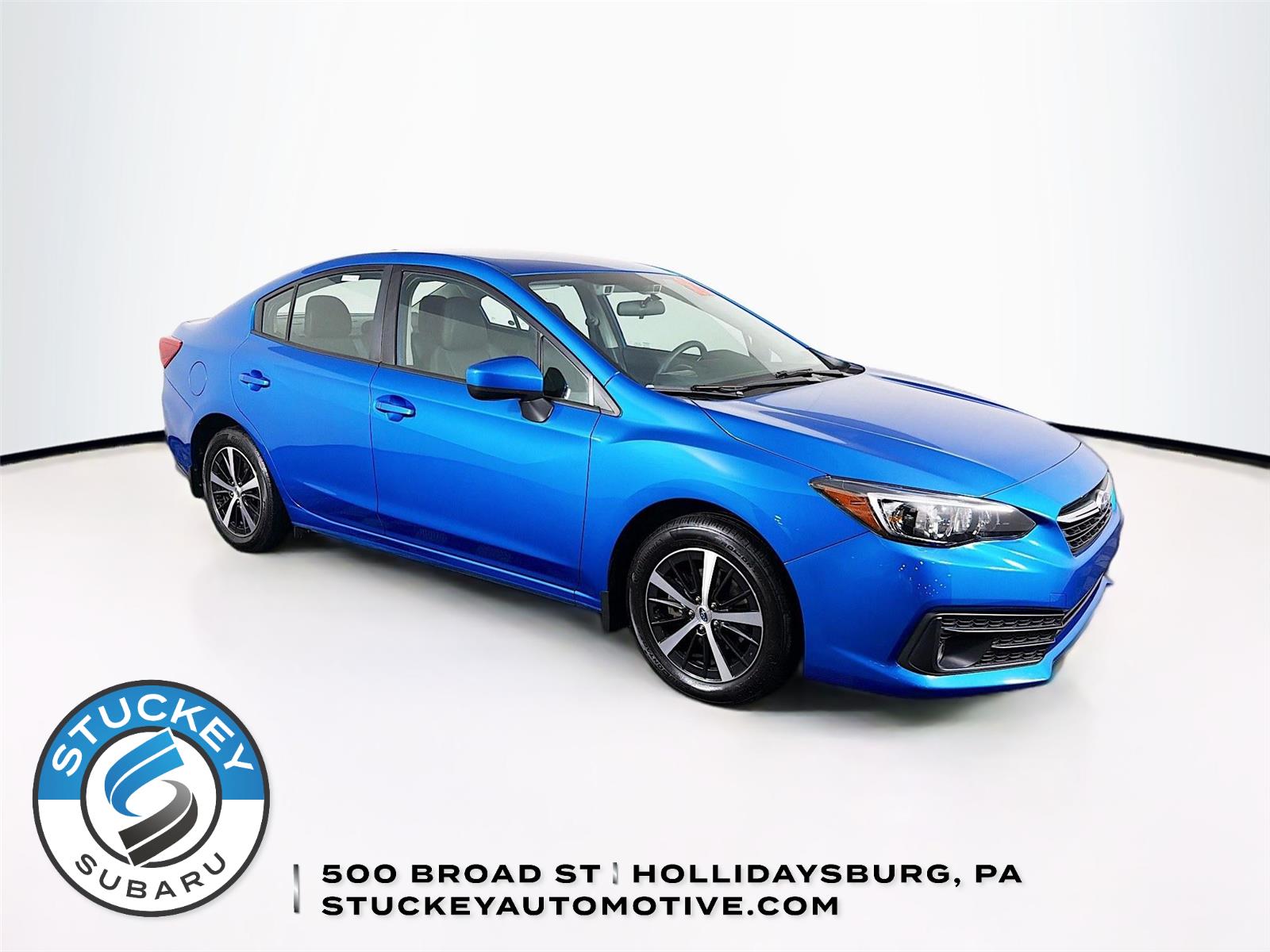 Ocean Blue Pearl 2023 Subaru Impreza Sedan All-Wheel Drive Continuously Variable Transmission