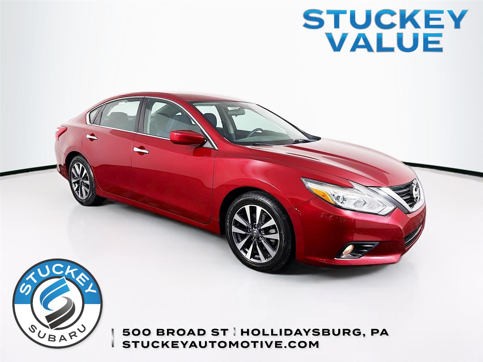 Red 2017 Nissan Altima Sedan Automatic