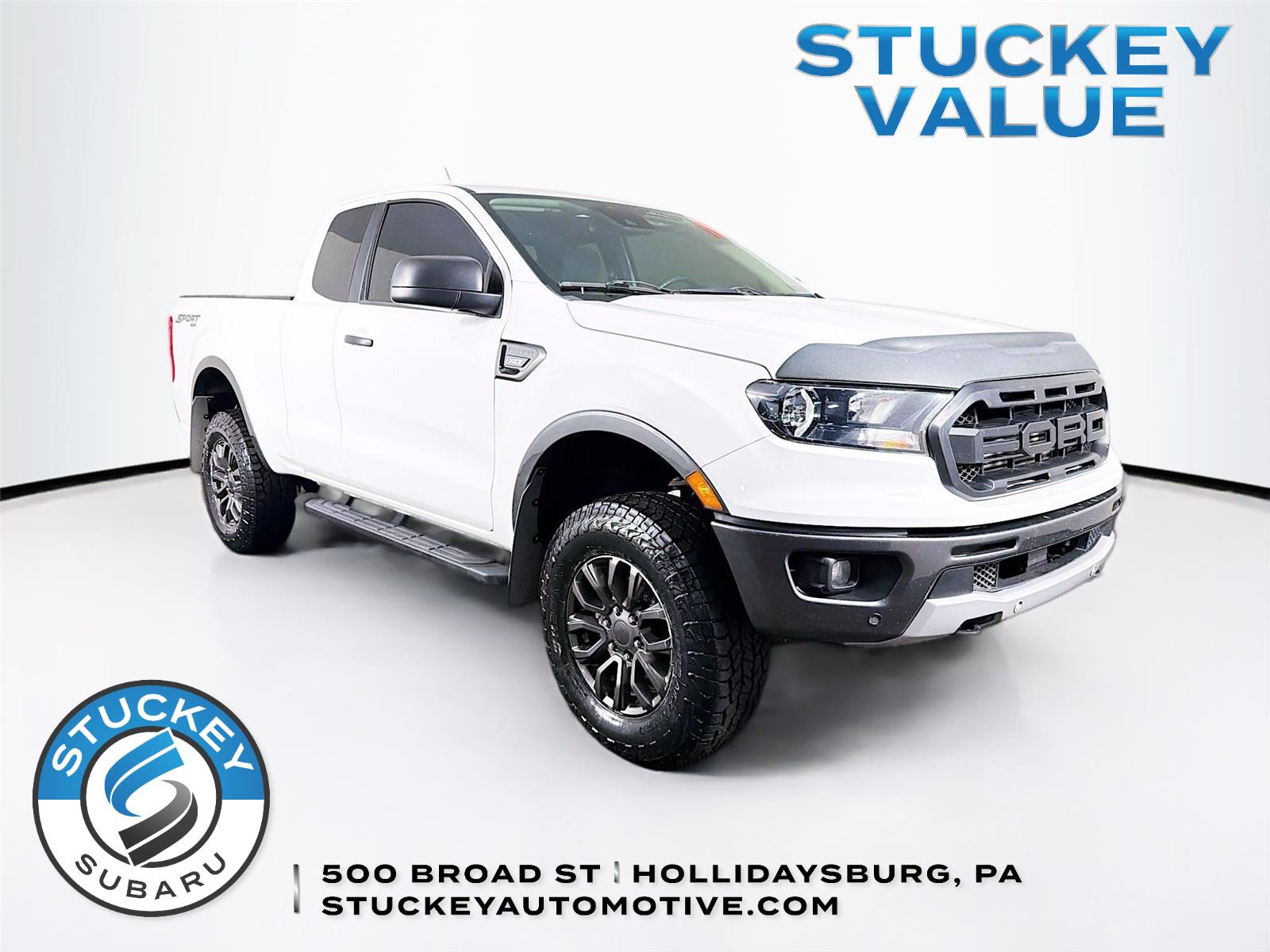 Oxford White 2019 Ford Ranger Pickup Truck Four-Wheel Drive Automatic
