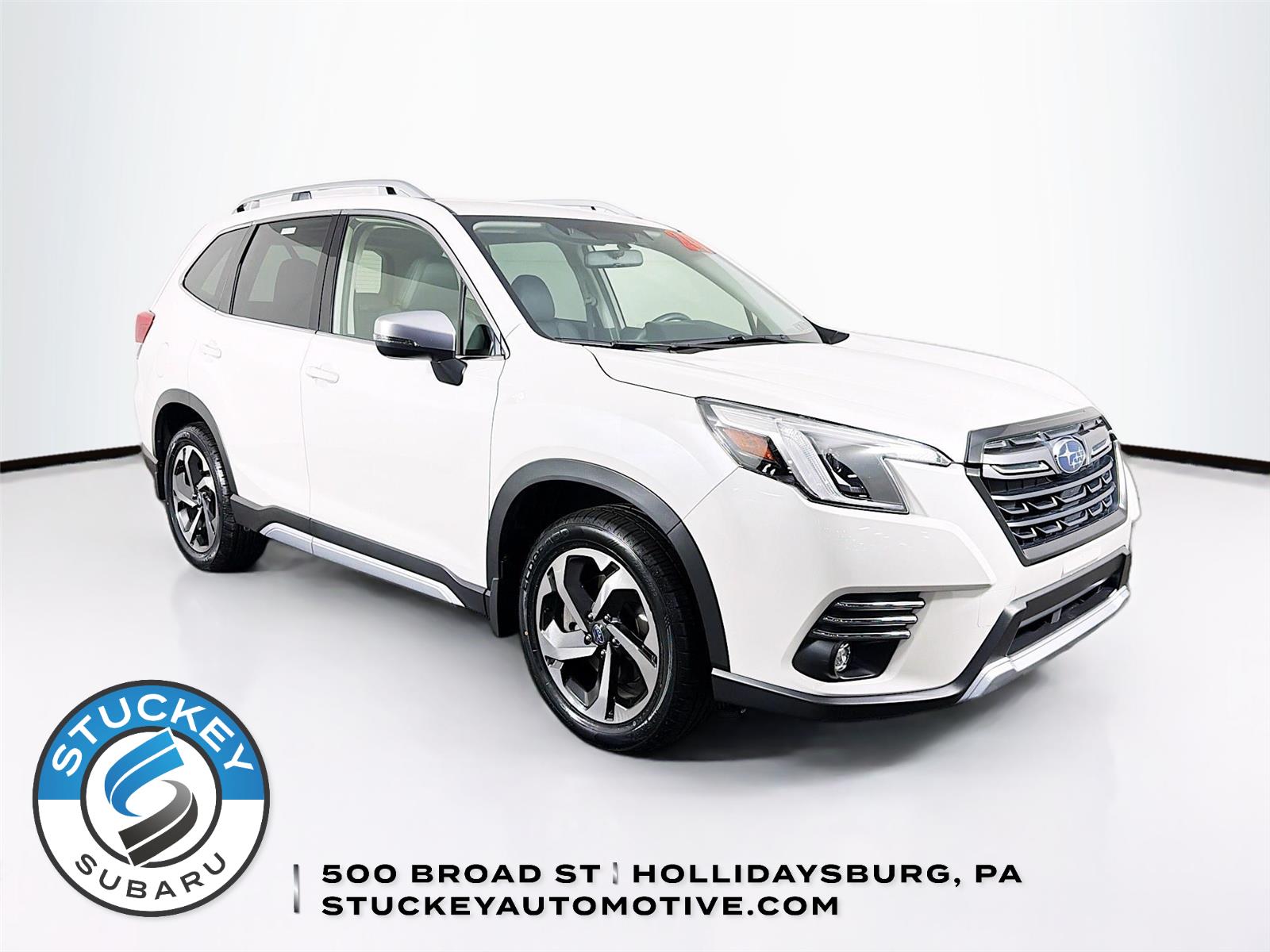 Crystal White Pearl 2024 Subaru Forester SUV / Crossover All-Wheel Drive Continuously Variable Transmission