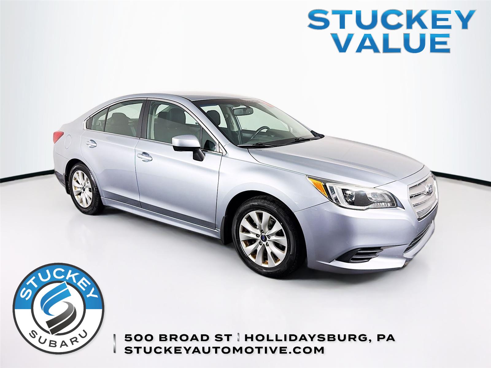 Ice Silver Metallic 2015 Subaru Legacy Sedan All-Wheel Drive Continuously Variable Transmission