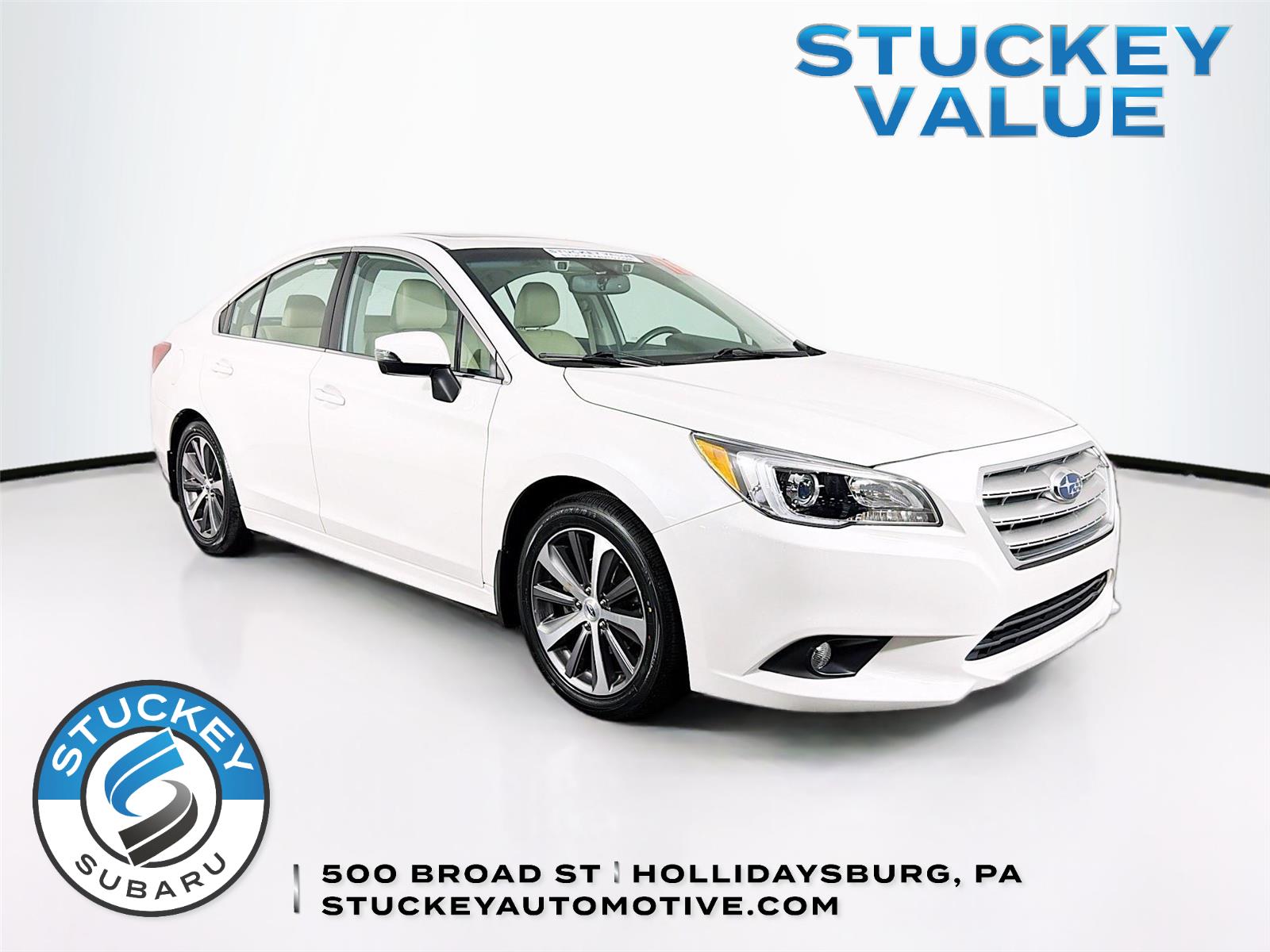 Crystal White Pearl 2016 Subaru Legacy Sedan All-Wheel Drive Continuously Variable Transmission