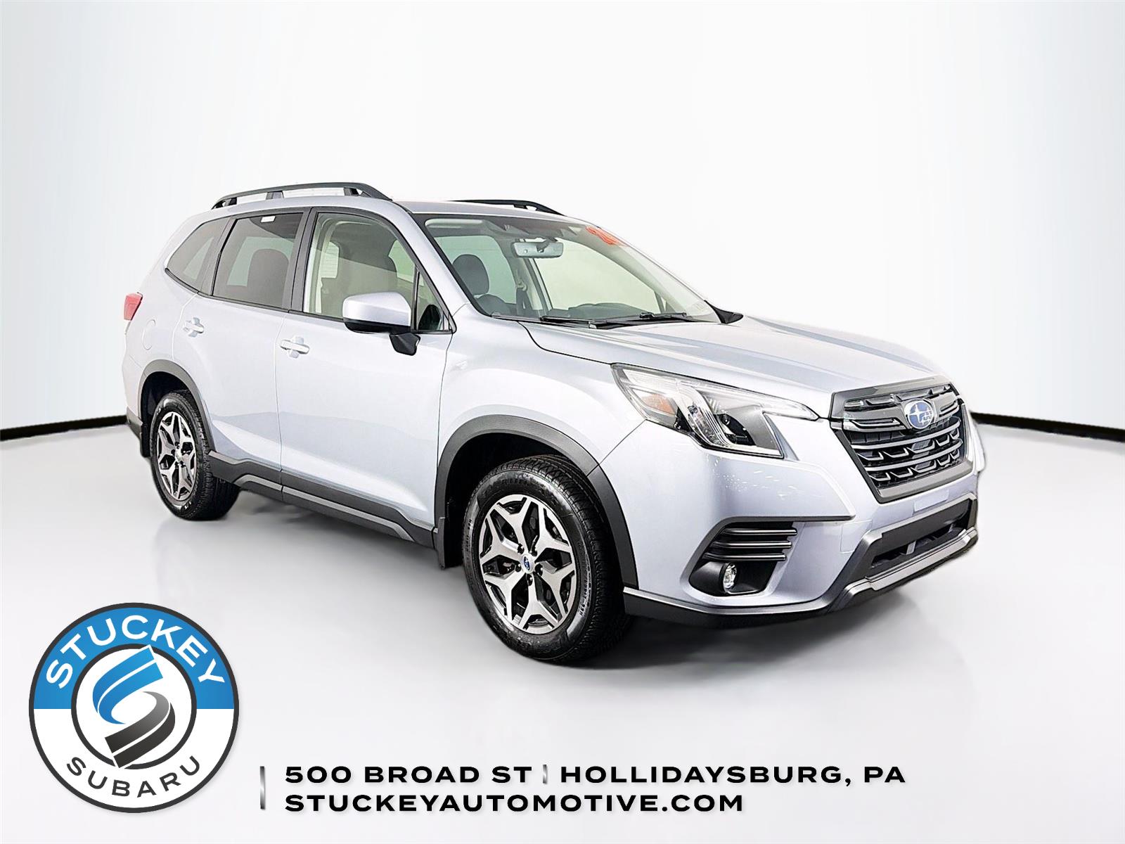Ice Silver Metallic 2024 Subaru Forester SUV / Crossover All-Wheel Drive Continuously Variable Transmission