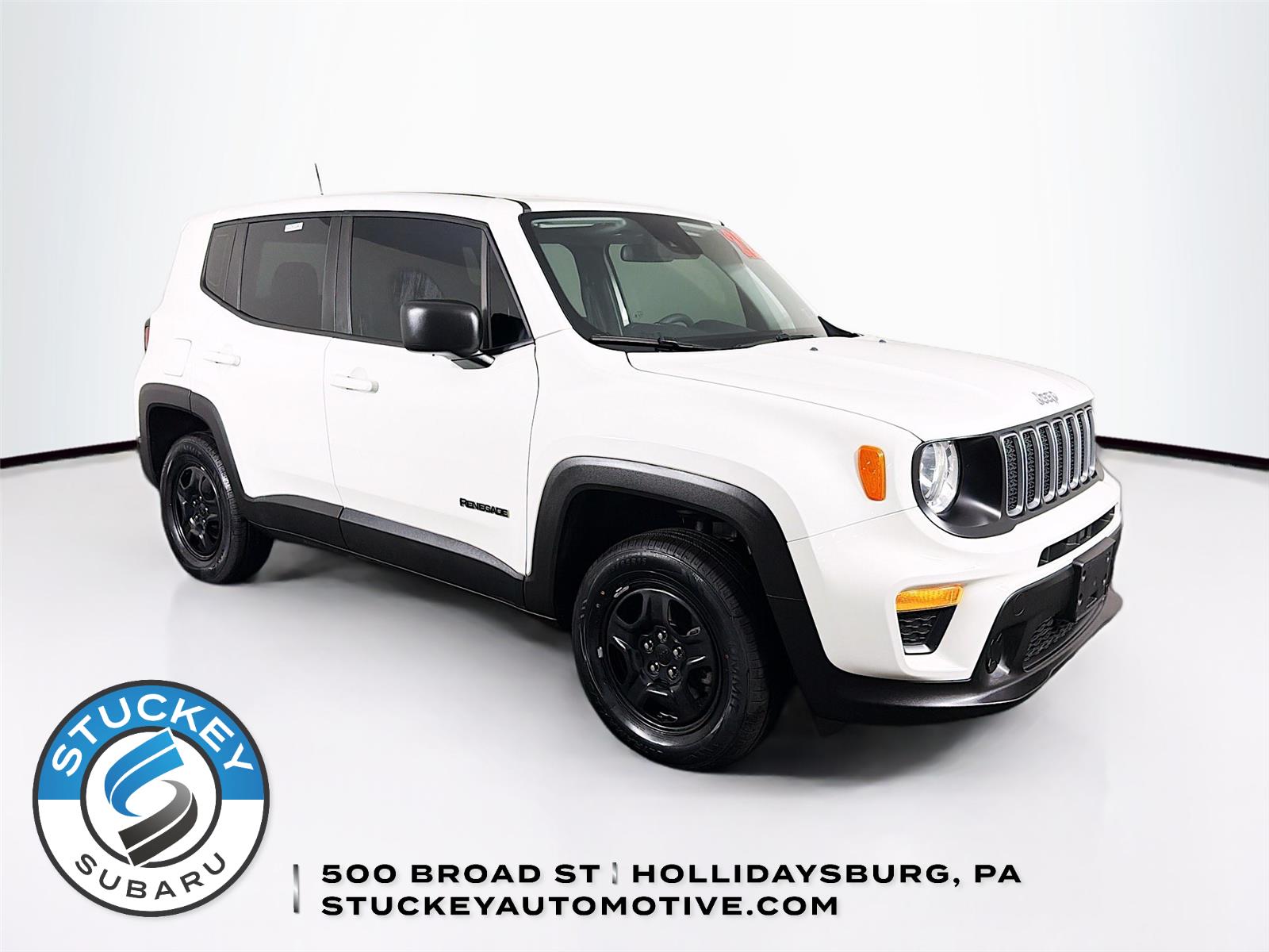 Alpine White Clearcoat 2022 Jeep Renegade SUV / Crossover Four-Wheel Drive 9-Speed Automatic