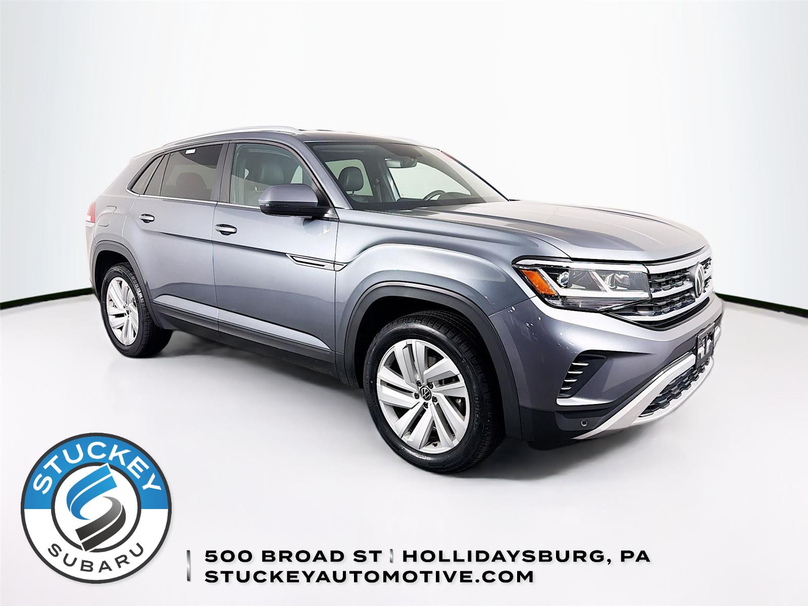 Platinum Gray Metallic 2020 Volkswagen Atlas Cross Sport SUV / Crossover All-Wheel Drive Automatic
