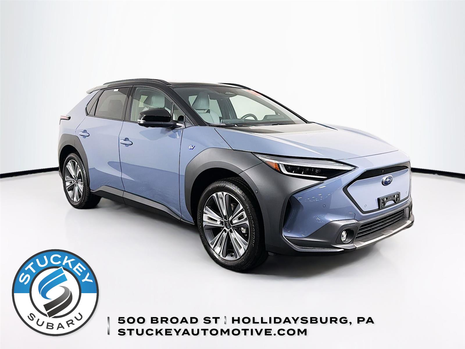 Harbor Mist Gray Pearl 2-Tone 2023 Subaru Solterra SUV / Crossover All-Wheel Drive Automatic