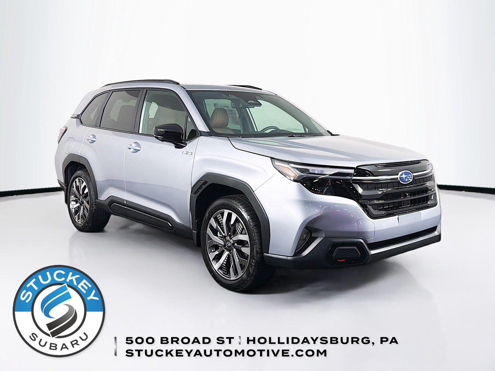 Ice Silver Metallic 2026 Subaru Forester Hybrid SUV / Crossover All-Wheel Drive Continuously Variable Transmission
