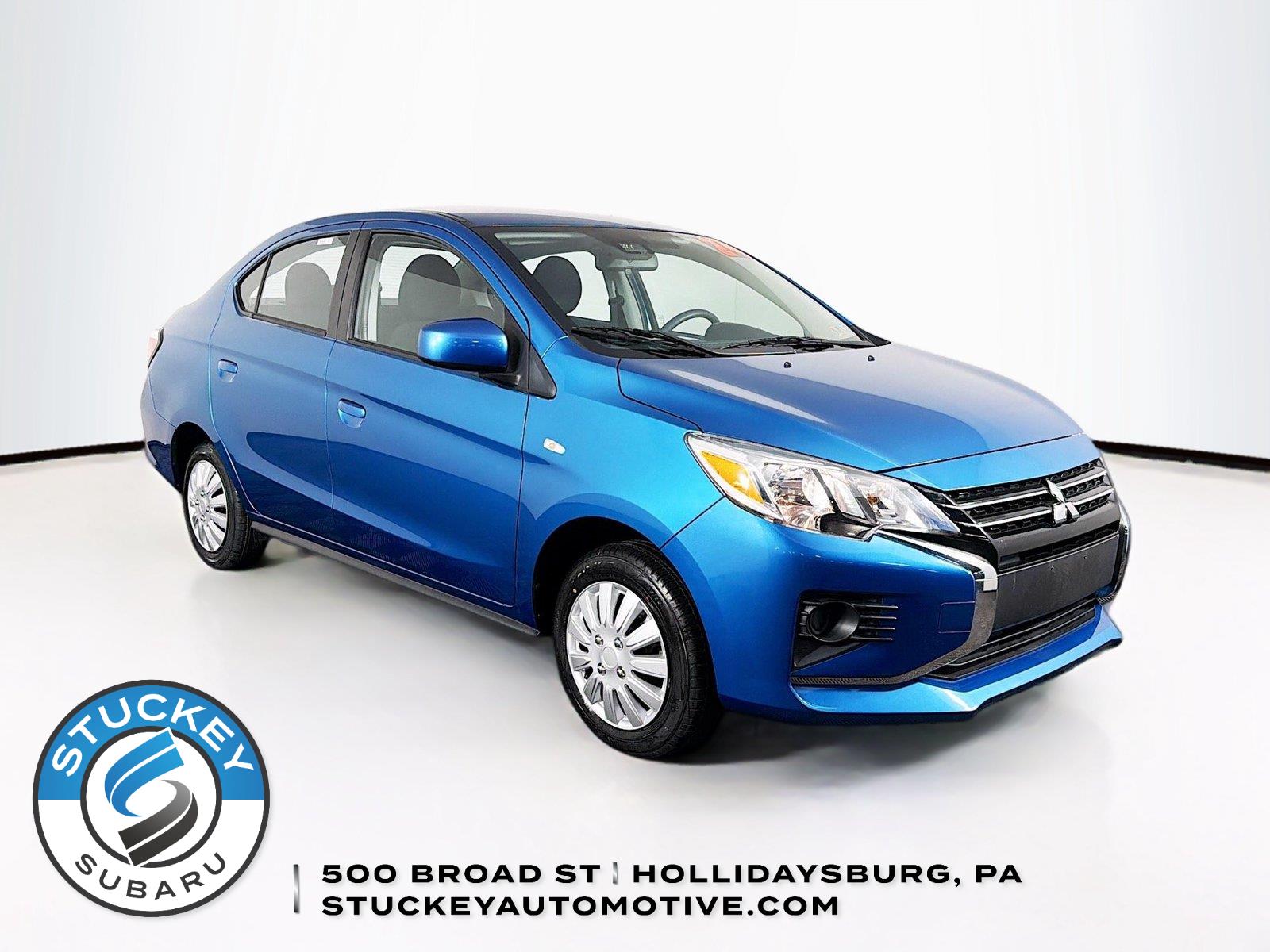 Sapphire Blue Metallic 2024 Mitsubishi Mirage G4 Sedan Front-Wheel Drive Continuously Variable Transmission