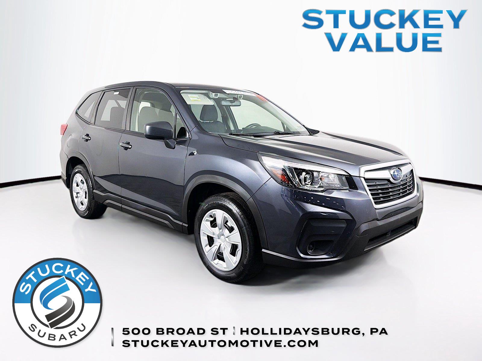 Dark Gray Metallic 2019 Subaru Forester SUV / Crossover All-Wheel Drive Continuously Variable Transmission
