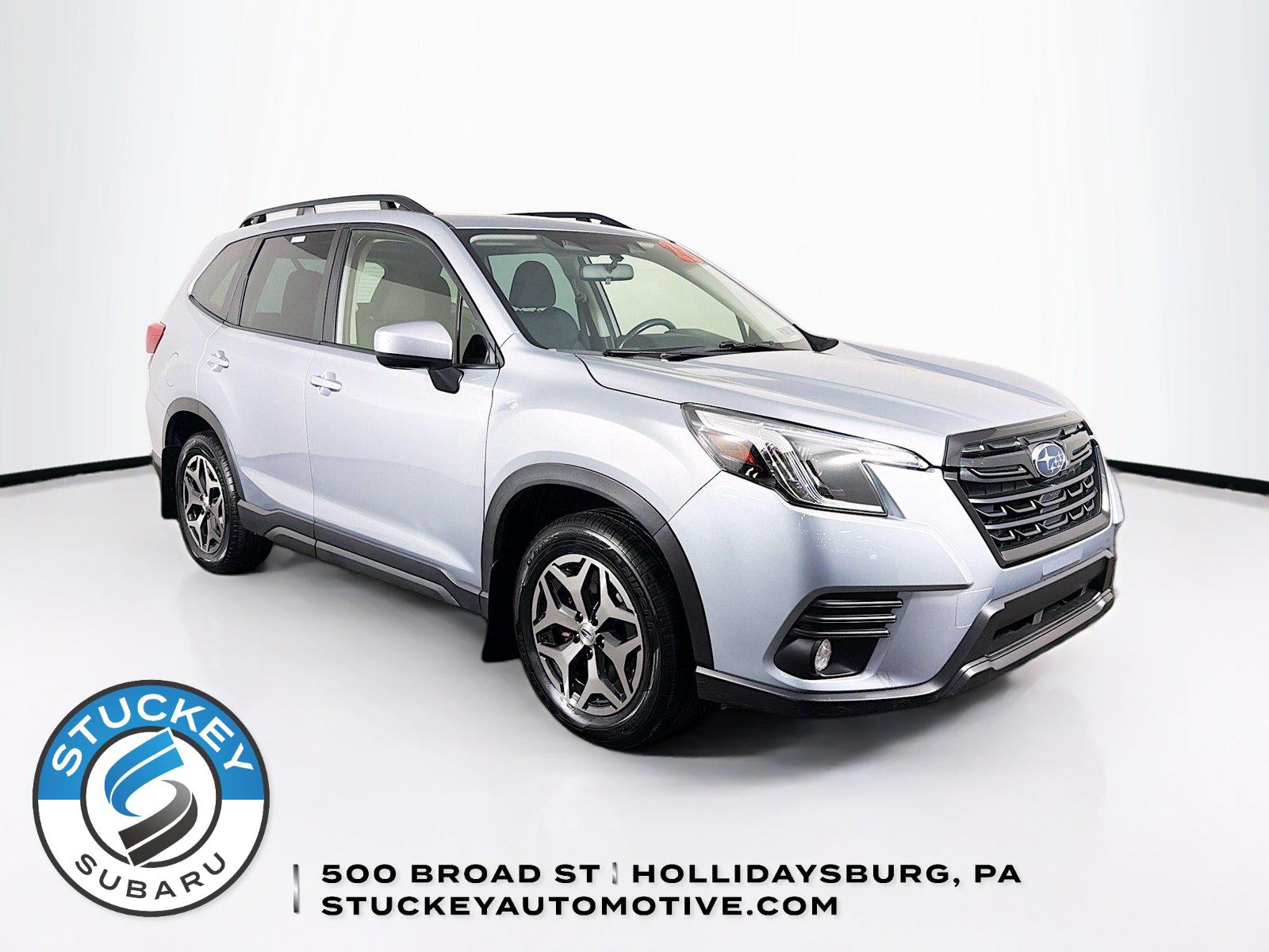 Ice Silver Metallic 2023 Subaru Forester SUV / Crossover All-Wheel Drive Continuously Variable Transmission