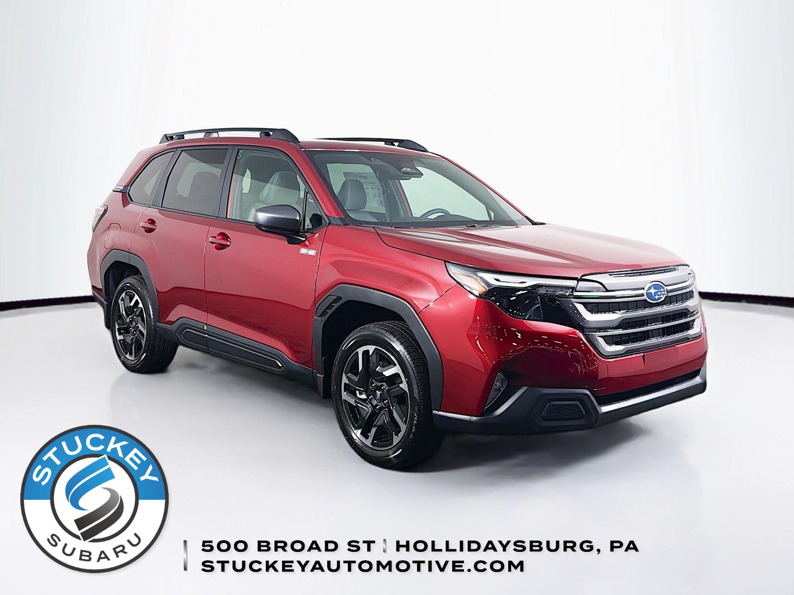 Crimson Red Pearl 2026 Subaru Forester Hybrid SUV / Crossover All-Wheel Drive Continuously Variable Transmission
