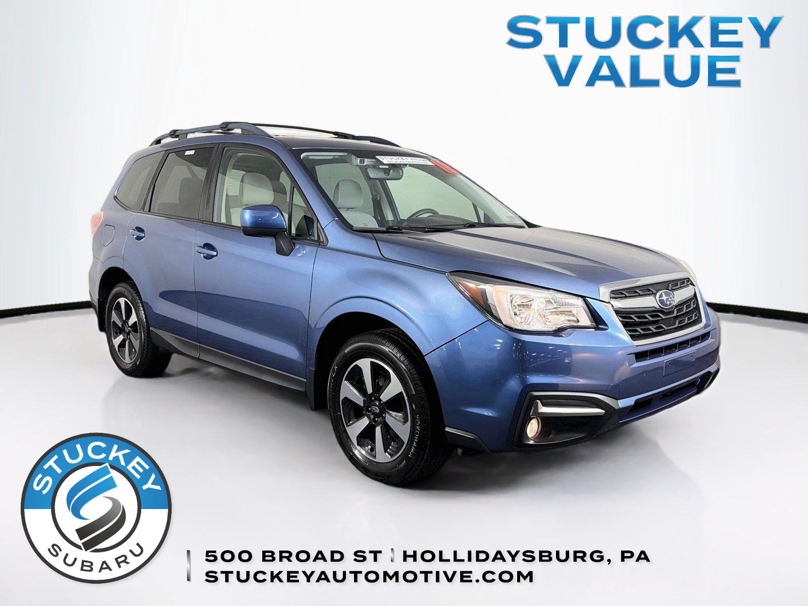Quartz Blue Pearl 2018 Subaru Forester SUV / Crossover All-Wheel Drive Continuously Variable Transmission