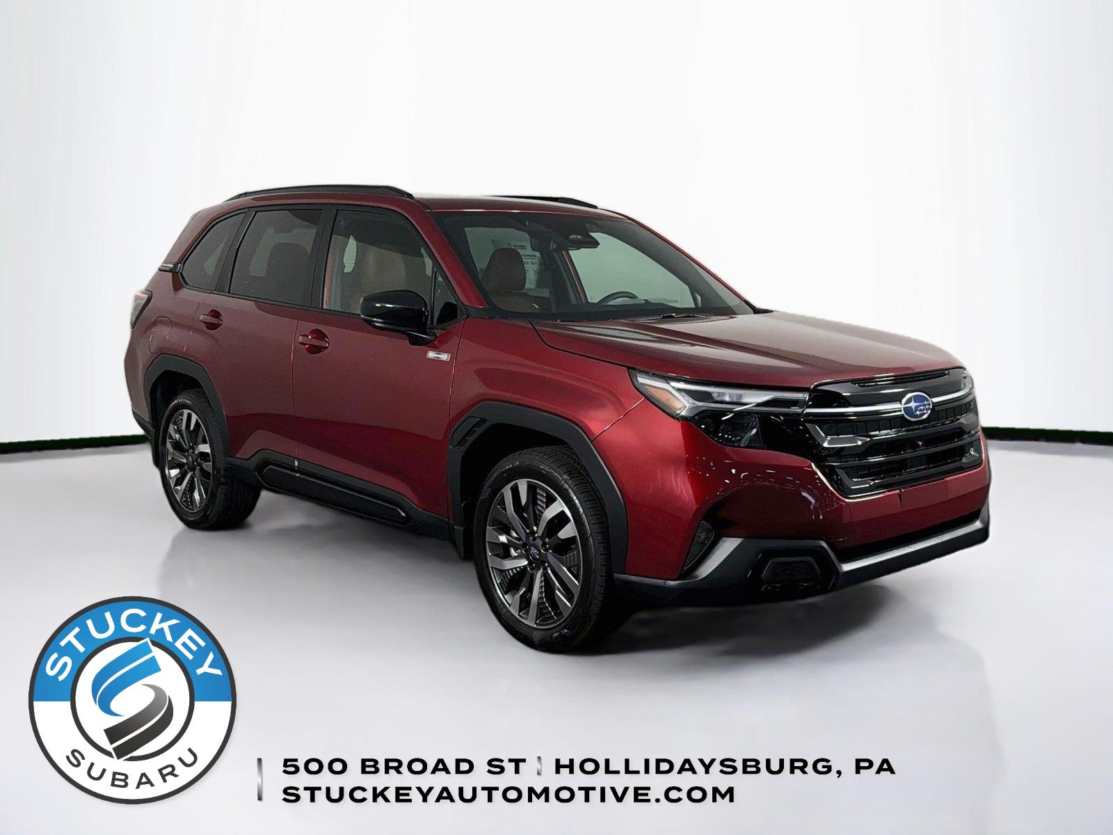 Crimson Red Pearl 2026 Subaru Forester Hybrid SUV / Crossover All-Wheel Drive Continuously Variable Transmission