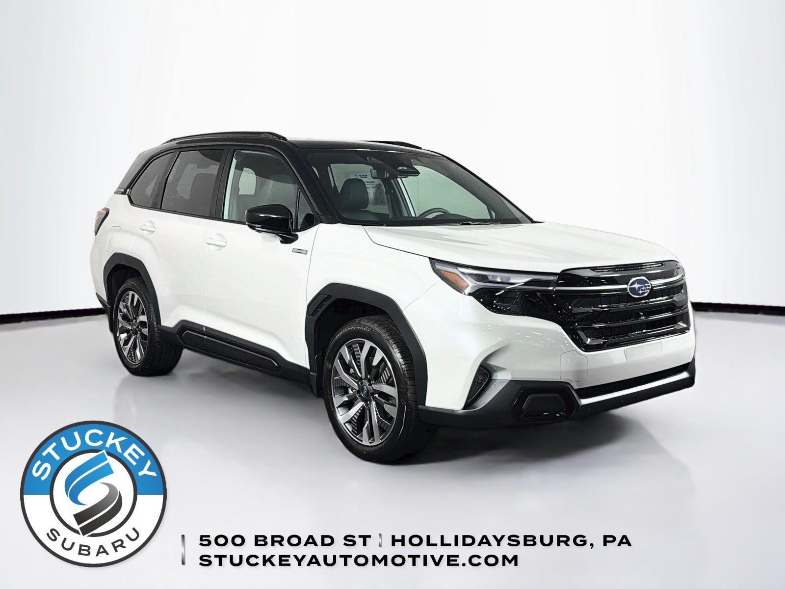Crystal White Pearl 2026 Subaru Forester Hybrid SUV / Crossover All-Wheel Drive Continuously Variable Transmission