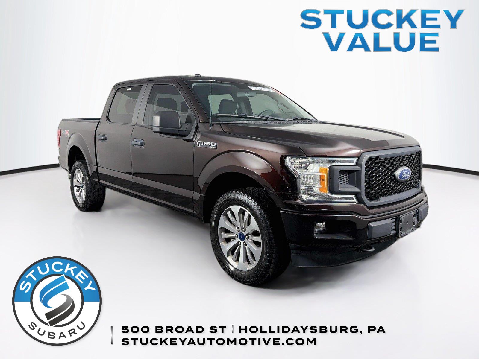 Magma Red 2018 Ford F-150 Pickup Truck Four-Wheel Drive Automatic
