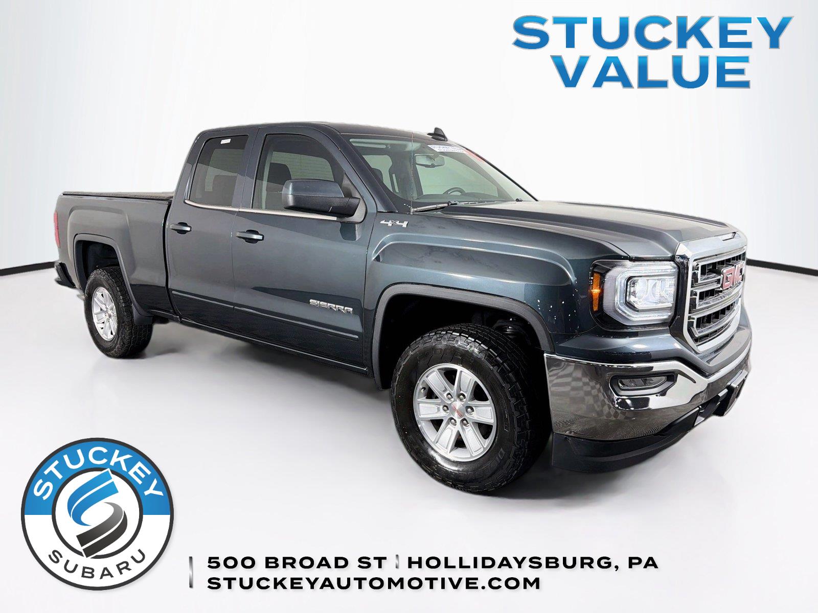 Dark Slate Metallic 2017 GMC Sierra 1500 Pickup Truck Four-Wheel Drive 6-Speed Automatic