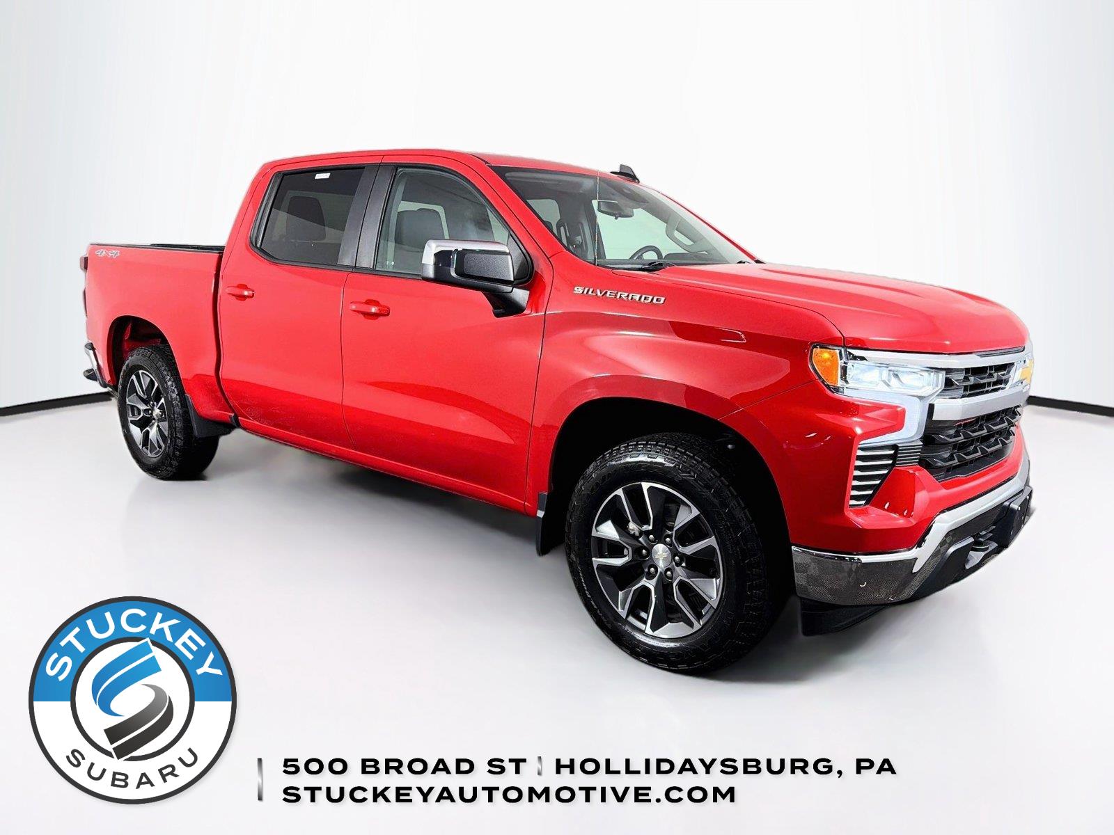 Red Hot 2022 Chevrolet Silverado 1500 Pickup Truck Four-Wheel Drive 8-Speed Automatic