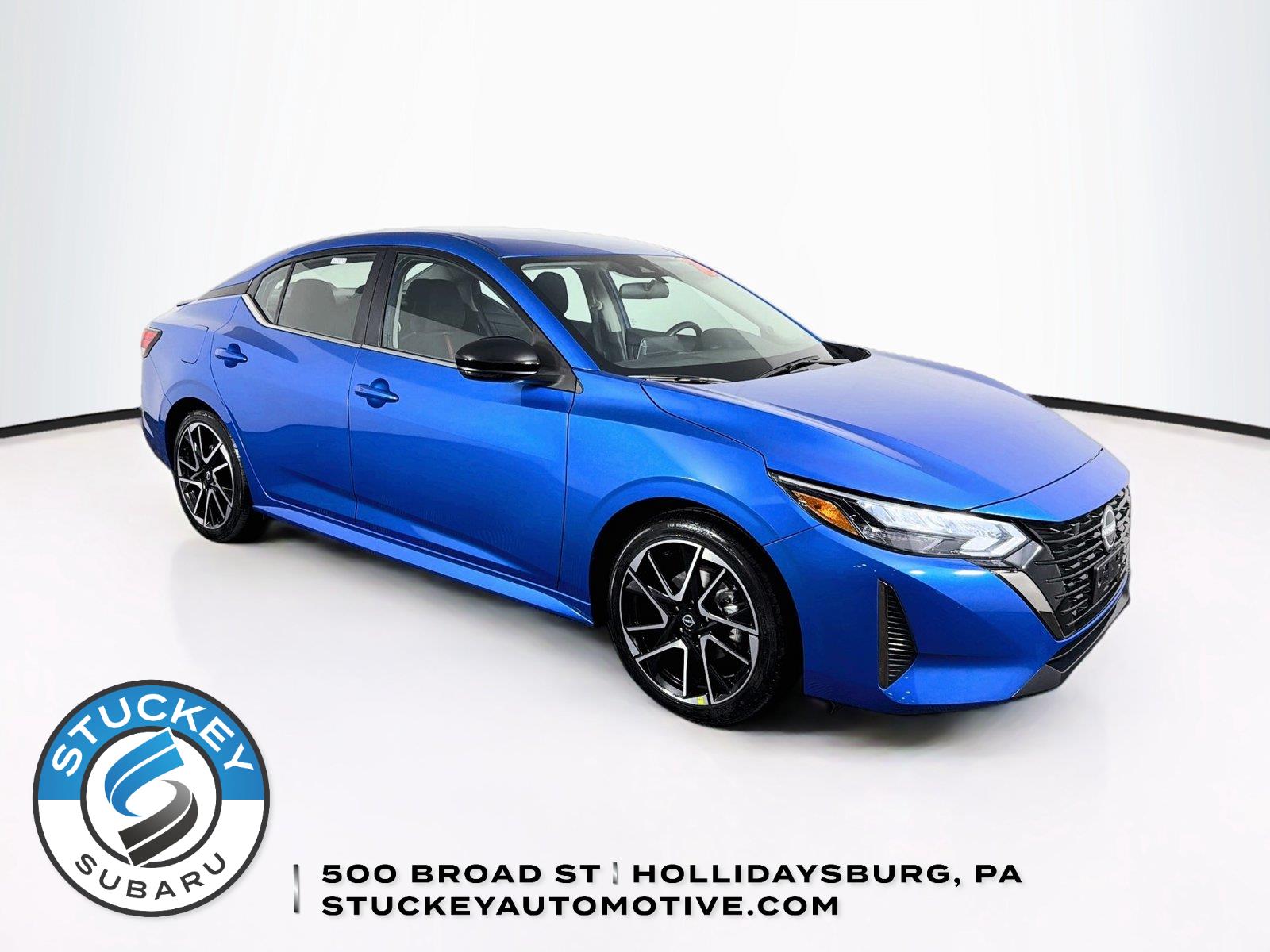 Electric Blue Metallic 2025 Nissan Sentra Sedan Front-Wheel Drive Continuously Variable Transmission