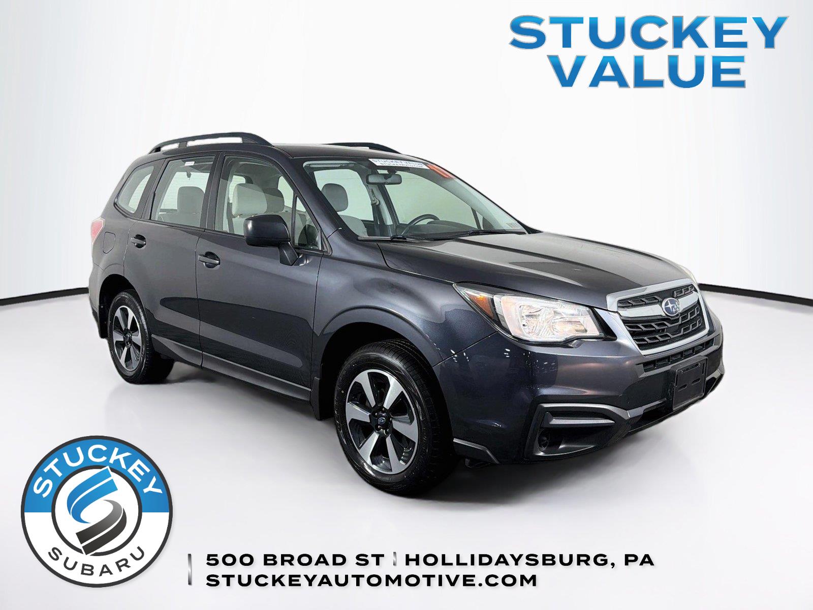 Dark Gray Metallic 2017 Subaru Forester SUV / Crossover All-Wheel Drive Continuously Variable Transmission