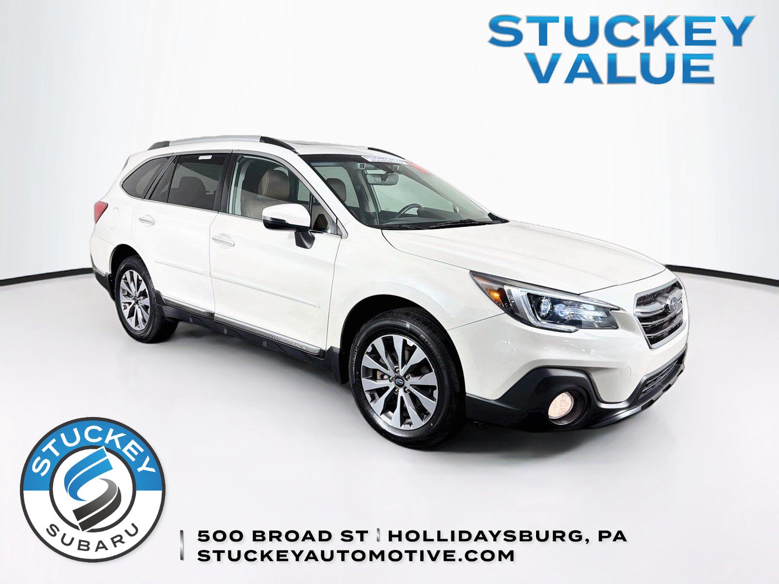 Crystal White Pearl 2018 Subaru Outback Wagon All-Wheel Drive Continuously Variable Transmission