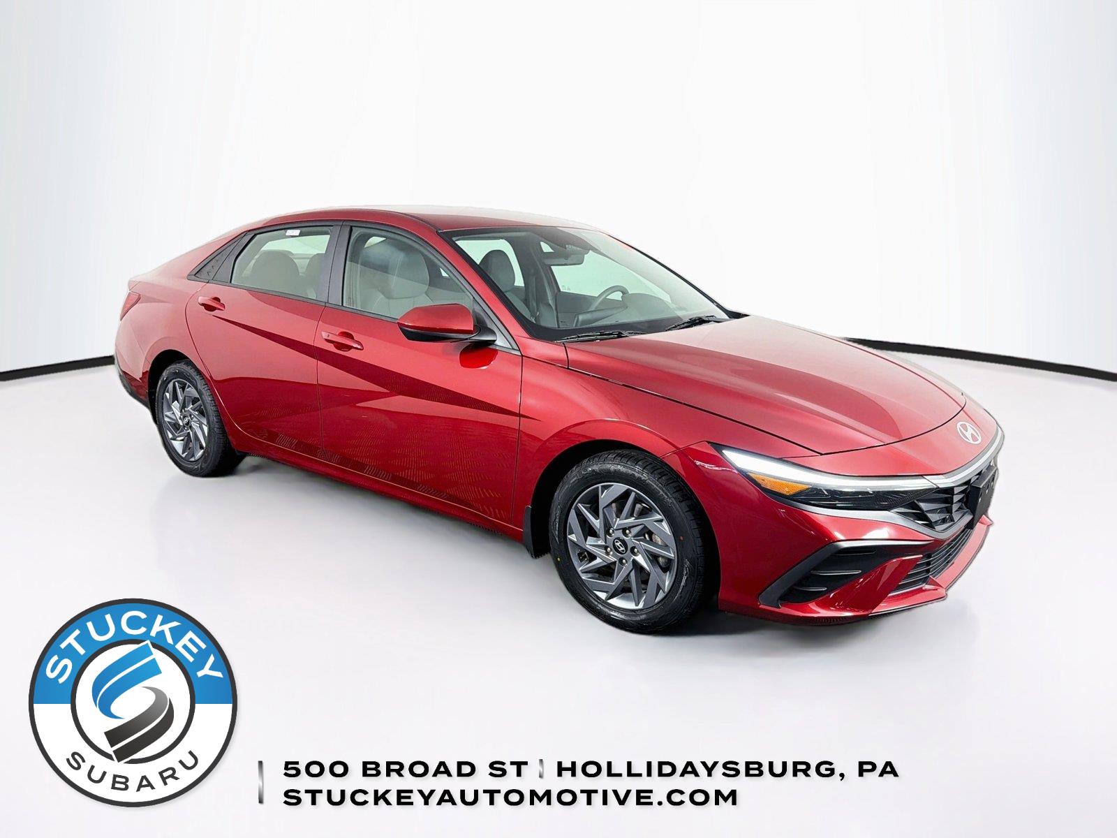 Ultimate Red 2024 Hyundai Elantra Sedan Front-Wheel Drive Continuously Variable Transmission