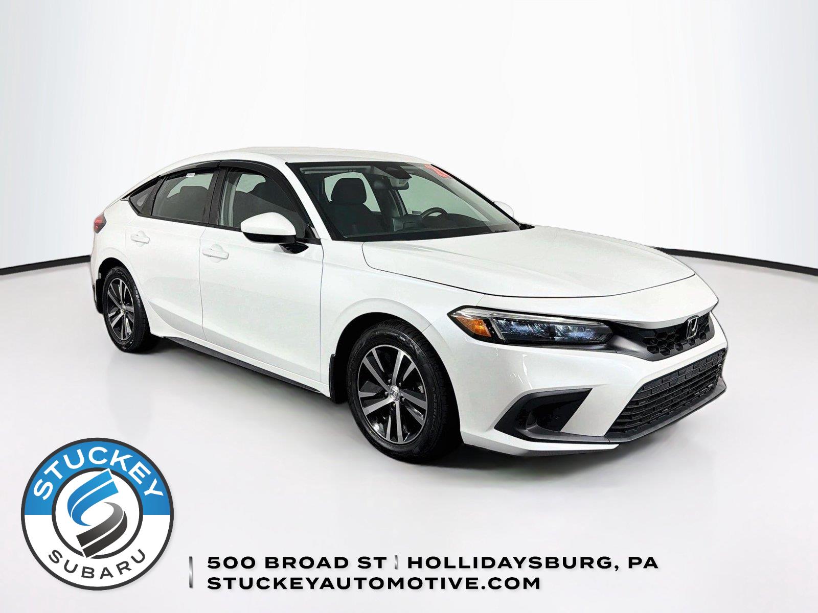 Platinum White Pearl 2024 Honda Civic Hatchback Hatchback Front-Wheel Drive Continuously Variable Transmission