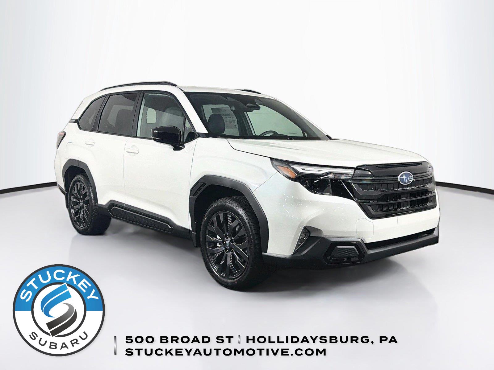 Crystal White Pearl 2026 Subaru Forester SUV / Crossover All-Wheel Drive Continuously Variable Transmission