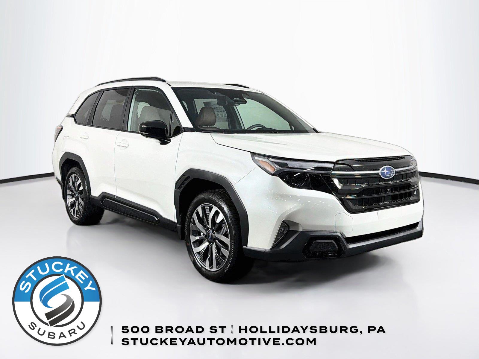 Crystal White Pearl 2026 Subaru Forester SUV / Crossover All-Wheel Drive Continuously Variable Transmission