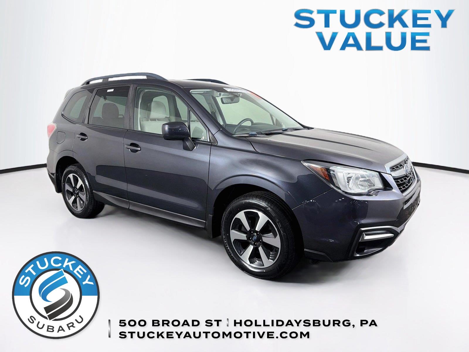 Dark Gray Metallic 2018 Subaru Forester SUV / Crossover All-Wheel Drive Continuously Variable Transmission