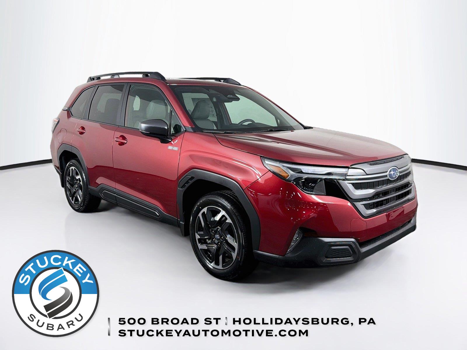 Crimson Red Pearl 2026 Subaru Forester Hybrid SUV / Crossover All-Wheel Drive Continuously Variable Transmission