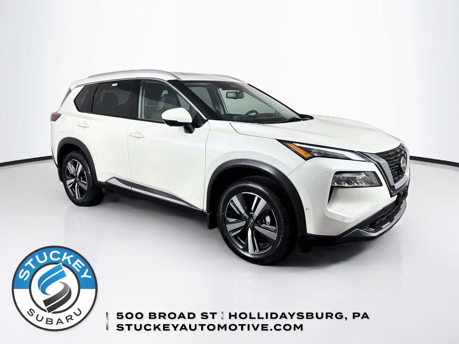 Pearl White Tricoat 2023 Nissan Rogue SUV / Crossover All-Wheel Drive Continuously Variable Transmission